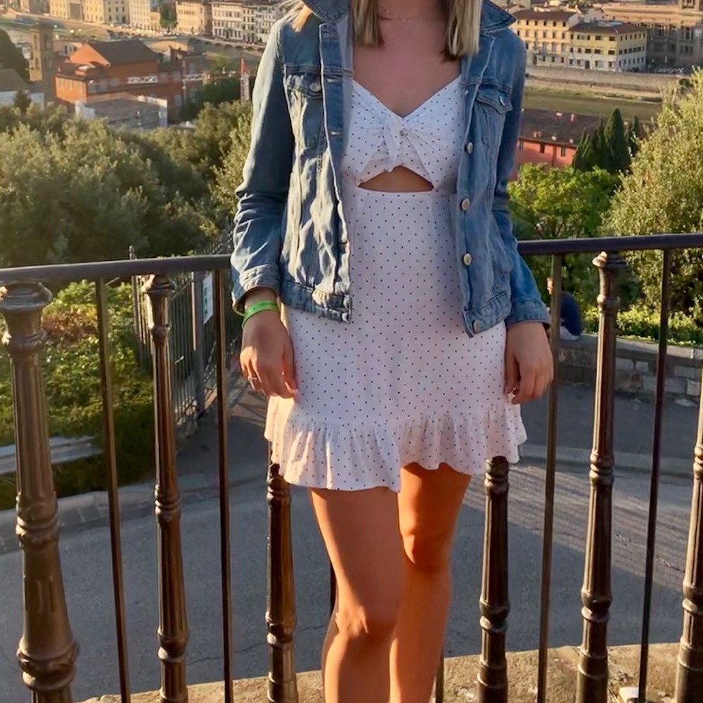 Little Moss pacsun polka dot dress